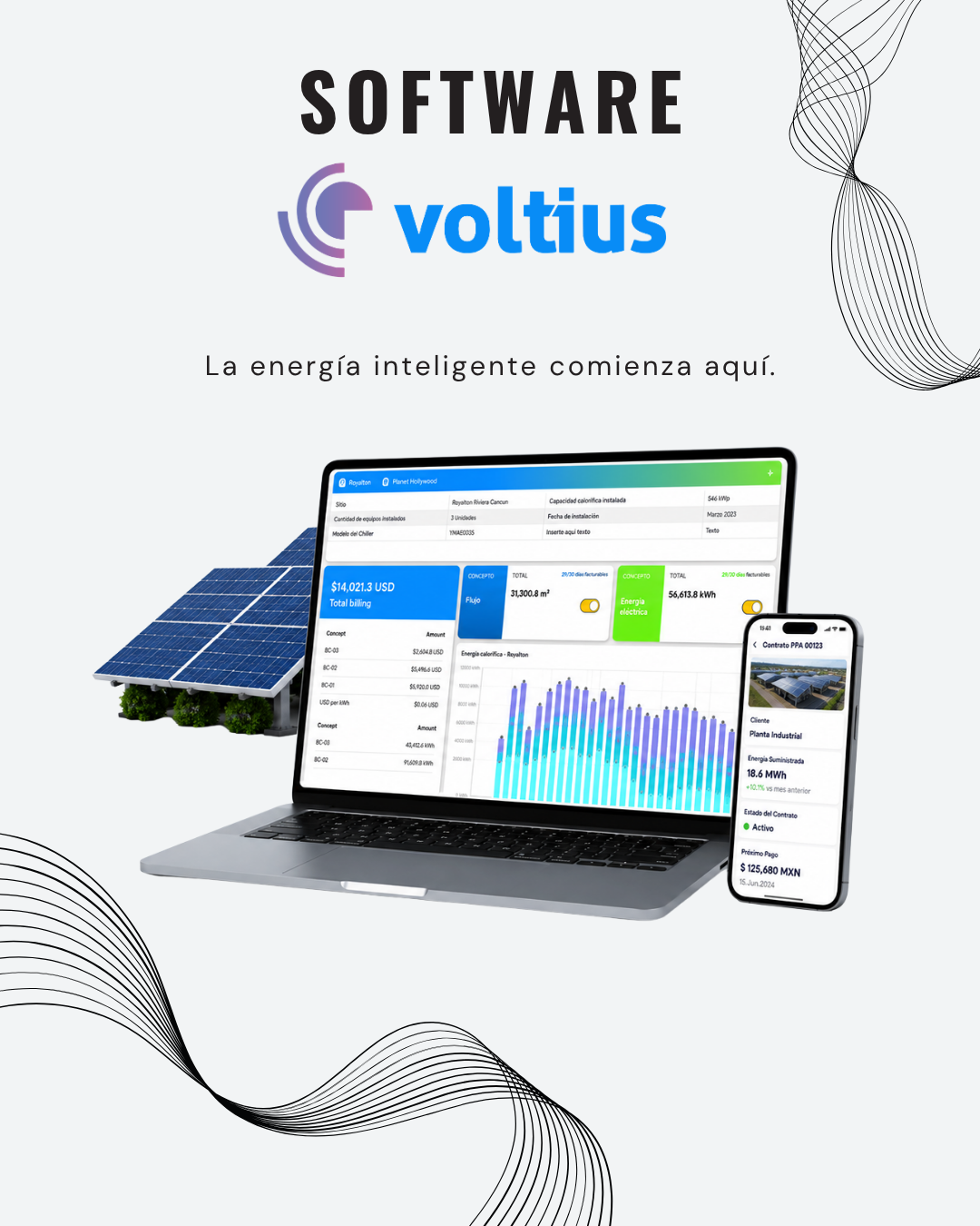 Voltius — Software / Energía